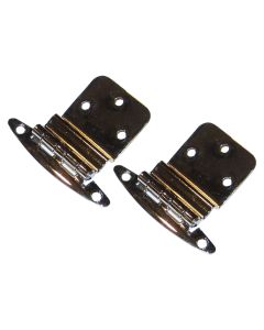 Perko Chrome Plated Brass 3/8" Inset Hinges