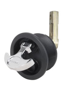 Perko Flush Mount Latch - Straight Cam Bar - 2.5" Hole - Black
