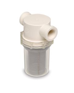 SHURFLO 1/2" Raw Water Strainer w/Bracket & Fittings - 50 Mesh Screen
