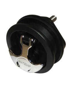 Whitecap T-Handle Latch - Chrome Plated Zamac/Black Nylon - No Lock - Freshwater Use Only