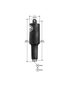 Lenco 101XDS Short Extreme Duty Actuator - 12V - 2-1/4" Stroke w/3/8" Hardware