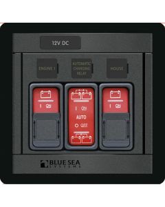 Blue Sea 1147 Remote Control Panel w/(2)2145 & (1)2146 Remote Control Contura Switch