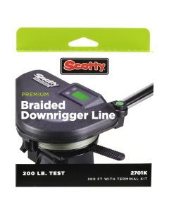 Scotty Premium Power Braid Downrigger Line - 400ft of 200lb Test