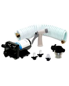 SHURFLO BLASTERII Washdown Kit - 12VDC, 3.5GPM w/25' Hose, Nozzle, Strainer & Fittings