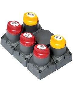 BEP Battery Distibution Cluster f/Twin Outboard Engines w/Three Battery Banks w/Motorized VSR