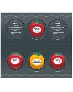 BEP Battery Management Contour Connect Panel f/Twin Engines w/VSR's