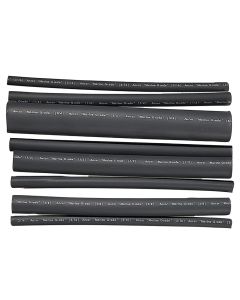 Ancor Adhesive Lined Heat Shrink Tubing - Assorted 8-Pack, 6" , 20-2/0 AWG, Black