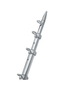 TACO 15' Silver/Silver Outrigger Poles - 1-1/8" Diameter