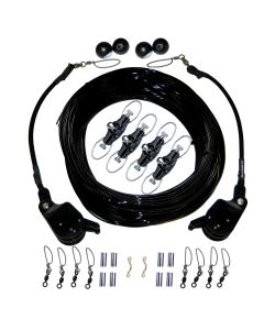 Rupp Double Rigging Kit w/Lok-Ups & Nok-Outs - 260' Black Mono