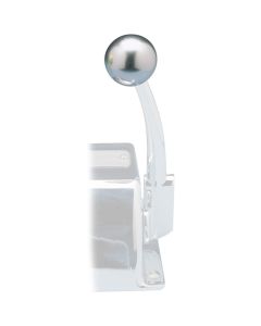Rupp Control Knob Silver For Morse Controls (3/8-24 Thread)
