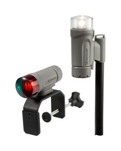 Attwood Clamp-On Portable LED Light Kit - Marine Gray