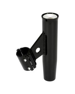 Lee's Clamp-On Rod Holder - Black Aluminum - Vertical Mount - Fits 1.660 O.D. Pipe
