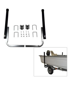 C.E. Smith 40" PVC Post Guide-On w/Unlighted Posts - Black