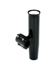 Lee's Clamp-On Rod Holder - Black Aluminum - Horizontal Mount - Fits 1.050" O.D. Pipe