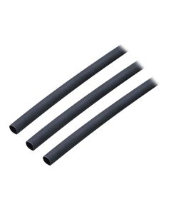 Ancor Adhesive Lined Heat Shrink Tubing (ALT) - 3/16" x 3" - 3-Pack - Black