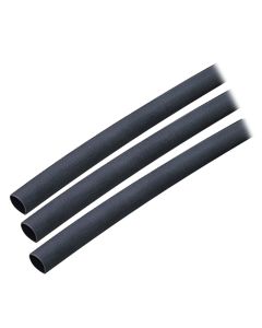 Ancor Adhesive Lined Heat Shrink Tubing (ALT) - 1/4" x 3" - 3-Pack - Black