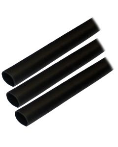 Ancor Adhesive Lined Heat Shrink Tubing (ALT) - 1/2" x 3" - 3-Pack - Black