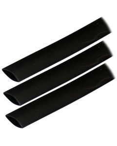 Ancor Adhesive Lined Heat Shrink Tubing (ALT) - 3/4" x 3" - 3-Pack - Black