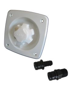 Jabsco Water Pressure Regulator - Flush Mount - White