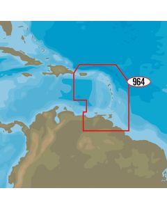 C-MAP 4D NA-D964 - Puerto Rico to Rio Orinoco Local