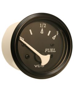 VDO Cockpit Marine 52mm (2-1/16") Fuel Level Gauge - Black Dial/Bezel