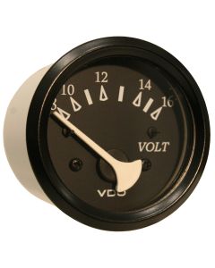 VDO Cockpit Marine 52mm (2-1/16") Voltmeter- Black Dial/Bezel
