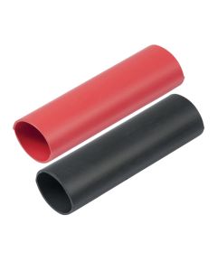 Ancor Heavy Wall Heat Shrink Tubing - 3/4" x 3" - 2-Pack - Black/Red