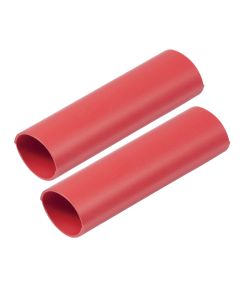 Ancor Heavy Wall Heat Shrink Tubing - 1" x 12" - 2-Pack - Red
