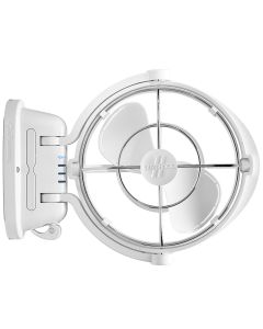 Caframo Sirocco II 3-Speed 7" Gimbal Fan - White - 12-24V