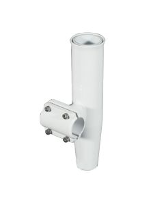 Lee's Clamp-On Rod Holder - White Aluminum - Horizontal Mount - Fits 1.900" O.D. Pipe