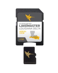 Humminbird LakeMaster Aerial Satellite View - Louisiana Delta