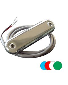 Shadow-Caster Courtesy Light w/2' Lead Wire - 316 SS Cover - RGB Multi-Color - 4-Pack