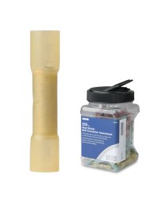 Ancor 12-10 AWG Heat Shrink Butt Connector - 250-Pieces - Jar