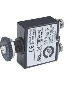 Blue Sea Push Button Reset Only Screw Terminal Circuit Breaker - 3 Amps