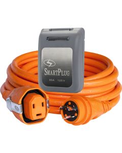 SmartPlug 30 Amp Dual Configuration 50' Cordset w/Tinned Wire &Twist-Type Connector & 30 Amp Non-Metallic Grey Inlet