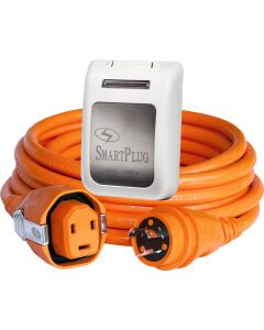 SmartPlug 30 Amp Dual Configuration 50' Cordset w/Tinned Wire &Twist-Type Connector & 30 Amp Non-Metallic White Inlet