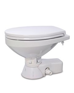 Jabsco Quiet Flush Raw Water Toilet - Regular Bowl - 12V