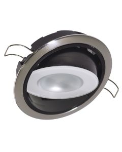 Lumitec Mirage Positionable Down Light - Spectrum RGBW Dimming - Polished Bezel