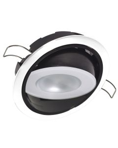 Lumitec Mirage Positionable Down Light - Spectrum RGBW Dimming - White Bezel