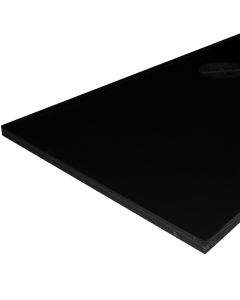 TACO Marine Lumber - 12" x 27" x 1/2" - Black Starboard