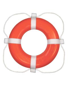 Taylor Made Foam Ring Buoy - 20" - Orange w/White Rope