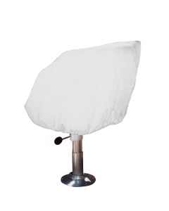Taylor Made Helm/Bucket/Fixed Back Boat Seat Cover - Vinyl White