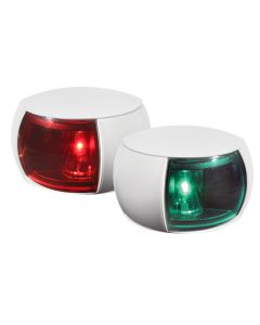 Hella Marine NaviLED Port & Starboard Pair - 2nm - Colored Lens/White Housing