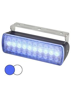 Hella Marine Sea Hawk XL Dual Color LED Floodlights - Blue/White LED - Black Housing