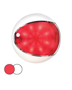 Hella Marine EuroLED 130 Surface Mount Touch Lamp - Red/White LED - White Housing