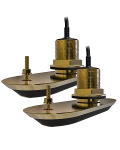Raymarine RV-220 RealVision 3DBronze Thru-Hull Transducer Pair Pack - 20 degree - 8M Cable & Y-Cable