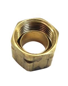 Uflex Brass Compression Nut w/Sleeve #61CA-6