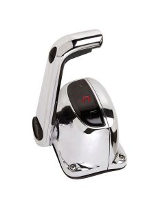 Uflex&nbsp;Single Lever Top Mount Control w/Neutral Lock & Trim Switch - Chrome