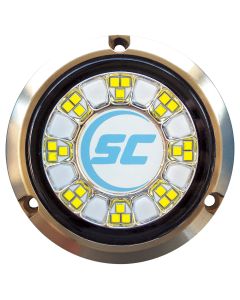 Shadow-Caster SCR-24 Bronze Underwater Light - 24 LEDs - Bimini Blue/Great White