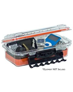 Plano Waterproof Polycarbonate Storage Box - 3500 Size - Orange/Clear